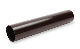 Труба водосточная Galeco для системы PVC D 130/100 мм, RAL 8019, 4 м