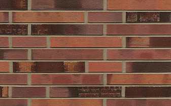 Кирпич клинкерный Muhr 18 Lachsbraun geflammt гладкий, 290*90*40 мм