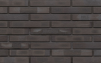 Кирпич клинкерный Muhr 05 KS Eisenschmelz Schwarzbraun Kohle Spezial гладкий, 290*60*40 мм