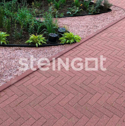 Плитка тротуарная Steingot Премиум, Паркет, Рубиновый (Talana), 240*80*60 мм