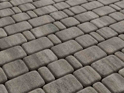 Плитка тротуарная Классико Б.4.КО.6 листопад гладкий старый замок, комплект 3 шт, толщина 60 мм