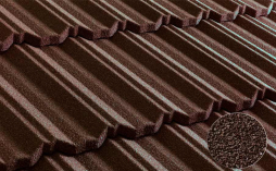 Композитная черепица рядовая Metrotile Classic Brown