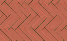 Клинкерная брусчатка Lode Janka красная гладкая, 250*65*45 мм
