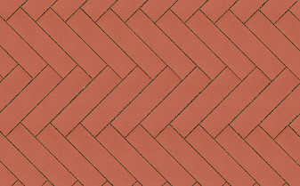 Клинкерная брусчатка Lode Janka красная гладкая, 250*65*45 мм