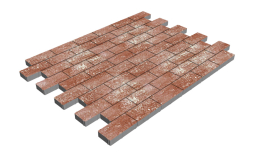 Плитка тротуарная SteinRus Прямоугольник А.6.П.4, гладкая, Порто, 200*100*40 мм