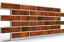 Термопанель на пенополистироле (ППС) с клинкерной плиткой BestPoint Retro Brick Chili 1145*470*40 мм