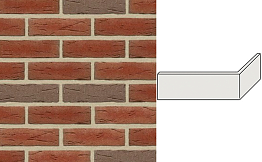 Клинкерная плитка угловая ручной формовки Feldhaus Klinker NF 14 W689 sintra ardor 240*71*115*14 мм