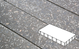 Плитка тротуарная Готика, City Granite FINO, Плита Б.6.П.6, Ильменит, 600*400*60 мм
