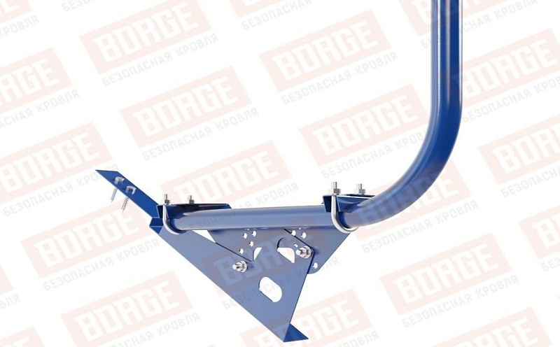 Кровельное ограждение Borge для черепичной кровли оцинкованное RAL 5005, 300*90 см