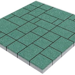 Плитка тротуарная SteinRus, Инсбрук Альпен Б.7.Псм.6, Native, оливковый, толщина 60 мм