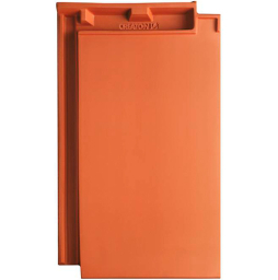Керамическая черепица рядовая CREATON Domino натуральный красный