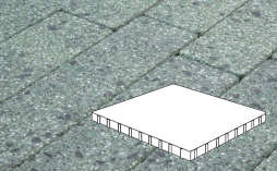 Плитка тротуарная Готика, City Granite FINERRO, Плита Б.10.К.10, Порфир, 1000*1000*100 мм