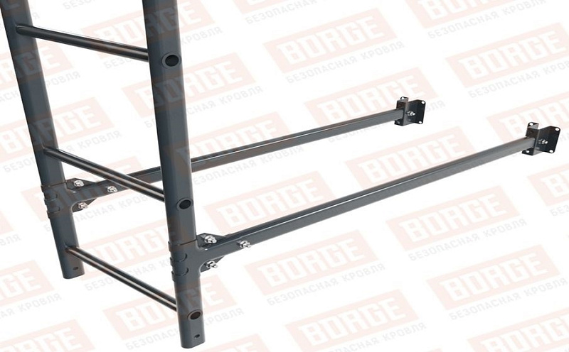 Лестница фасадная Borge (верхняя секция) оцинкованная RAL 7016, 1,8 м