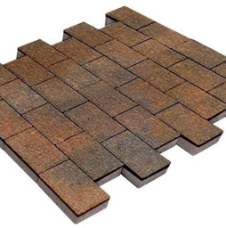 Плитка тротуарная SteinRus Севилья В.8.П.8 Native, ColorMix Штайнрус, 300*150*80 мм