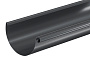 Желоб водосточный Aquasystem PE dRain RAL 7024 D 125 мм