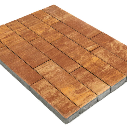 Плитка тротуарная BRAER Домино Color Mix Каньон, 120/160*60 мм