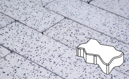Плитка тротуарная Готика, Granite FINO, Зигзаг/Волна Б.2.Ф.6, Покостовский, 225*112,5*60 мм