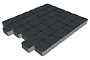 Плитка тротуарная SteinRus Инсбрук Альт Нео, Native, черный, толщина 60 мм