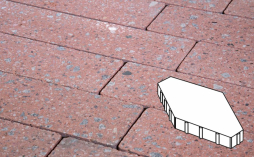 Плитка тротуарная Готика, City Granite FINO, Зарядье Б.6.Ш.10, Травертин, 600*400*100 мм