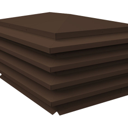 Дымник на трубу Grand Line елка 1430*390 мм GreenCoat Pural BT matt RR 887