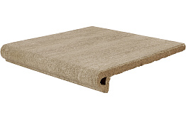 Клинкерная ступень-флорентинер Gres Aragon Columbia Beige, 330*325*18(53) мм