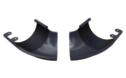 Угол желоба регулируемый внешний 100-165° BRAAS, 125/90 мм, сталь, графит