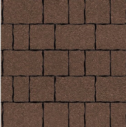 Плитка тротуарная SteinRus Старый город Б.2.Фсм.6, Native, коричневый, толщина 60 мм