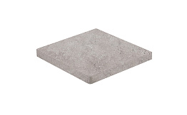 Клинкерная ступень прямоугольная угловая Loftstufe Stroeher Gravel Blend 962 grey, 340х340х35х11 мм