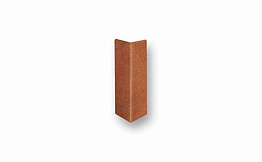 Клинкерный угловой подступенок Stroeher Keraplatte Roccia 841 rosso, 157x60x60x11 мм
