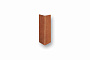 Клинкерный угловой подступенок Stroeher Keraplatte Roccia 841 rosso, 157x60x60x11 мм