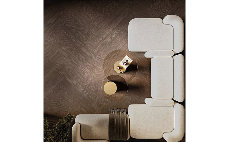 Керамогранит KERAMA MARAZZI Манифик вуд коричневый обрезной, 1195*200*9 мм