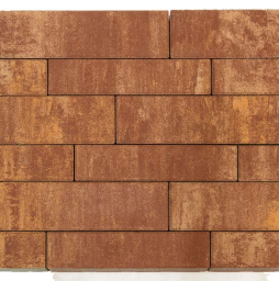 Плитка тротуарная BRAER Домино Color Mix Каньон, 120/160*60 мм