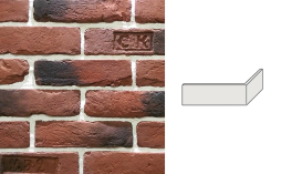 Угловой декоративный кирпич Redstone Старый Питер SP-62/U 240*110*69 мм
