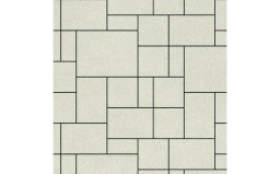 Плитка тротуарная SteinRus, Инсбрук Альпен Б.7.Псм.6, Native, слоновая кость, толщина 60 мм