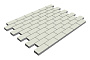 Плитка тротуарная SteinRus Прямоугольник А.6.П.4 гладкая, белый, 200*100*40 мм