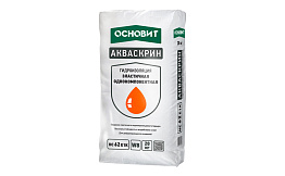 Однокомпонентная эластичная гидроизоляция Основит АКВАСКРИН НС62 E1k, 20 кг