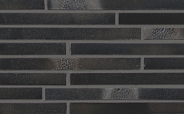 Клинкерная плитка под кирпич Stroeher Riegel 50, 456 schwarz-blau, 490*40*14 мм