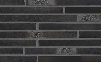 Клинкерная плитка под кирпич Stroeher Riegel 50, 456 schwarz-blau, 490*40*14 мм