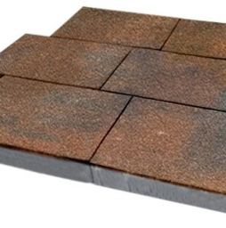 Плитка тротуарная SteinRus Парк Плейс Б.3.П.8, Native, ColorMix Штайнрус, 600*300*80 мм
