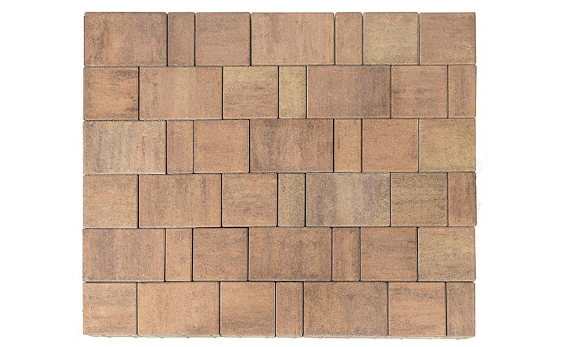 Плитка тротуарная BRAER Старый город Ландхаус Color Mix Прайд, толщина 60 мм
