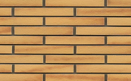 Кирпич клинкерный Muhr 02 Gelb Bunt гладкий, 290*60*40 мм