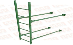 Лестница фасадная Borge (нижняя секция) оцинкованная RAL 6002, 1,8 м