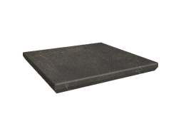 Клинкерная угловая ступень с капиносом Paradyz Scandiano, Brown, 330*330*11 мм