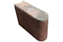 Шарнирный бордюр SteinRus, БРШ 25.20.8R, гладкая, полный прокрас, ColorMix Штайнрус, 250*200*80 мм