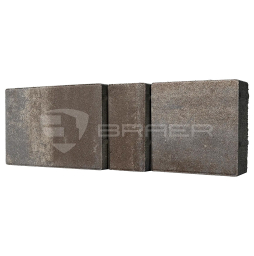 Плитка тротуарная BRAER Старый город Ландхаус Color Mix Байкал, толщина 60 мм