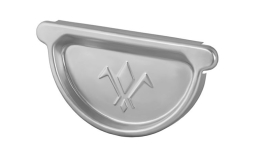 Заглушка желоба Aquasystem оцинкованная сталь для системы D 150/100