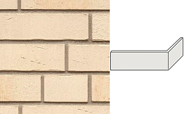Клинкерная плитка угловая ручной формовки Feldhaus Klinker NF 14 W757 vascu perla linara 240*71*115*14 мм