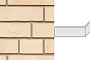 Клинкерная плитка угловая ручной формовки Feldhaus Klinker NF 14 W757 vascu perla linara 240*71*115*14 мм