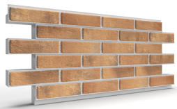 Термопанель на пенополистироле (ППС) с клинкерной плиткой BestPoint Loft Brick Curry 1145*470*80 мм