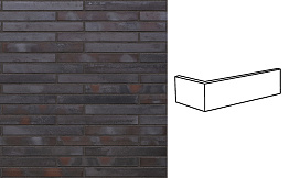 Клинкерная плитка угловая King Klinker KING SIZE LF14 Castle rock, 240*52*115*14 мм